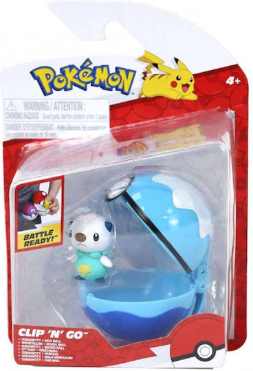 Pokemon Poke Ball Clip N Go Фигура W21 Oshawot Dive Ball #jw095057-w21