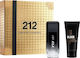 Carolina Herrera 212 Vip Black Мъжки Комплект с Парфюмна Вода и Гел за Душ