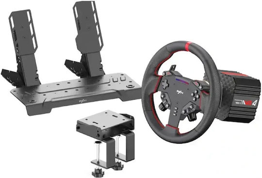 PXN VD4 Bundle Steering Wheel with Pedals for PC