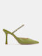 Pointed Toe Heels With High Heel Green