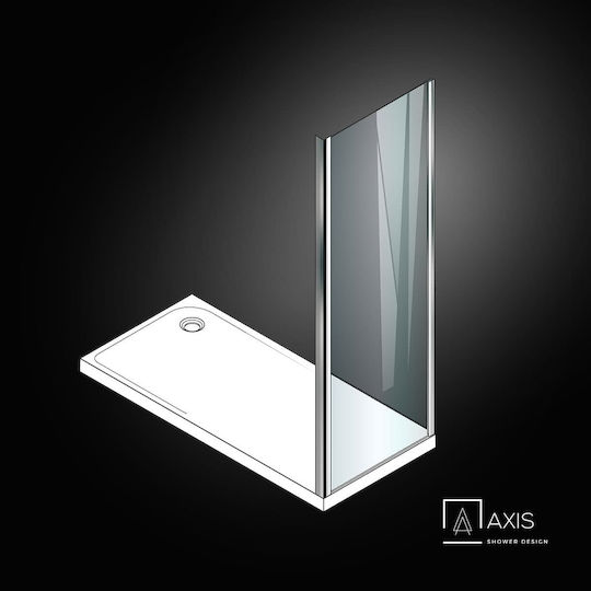 Axis Σταθερό Πλαϊνό Ντουζιέρας 77-79x185cm Clear Glass Axis Σταθερό Πλαϊνό Ντουζιέρας 77-79x185cm Clear Glass
