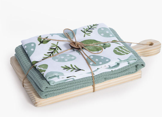 Nef-Nef Homeware Birdy Πασχαλινό Στολίδι Λευκο 40x70εκ. Σετ 3τμχ