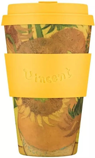 Ecoffee Cup Κούπα Πλαστική με Καπάκι 400ml