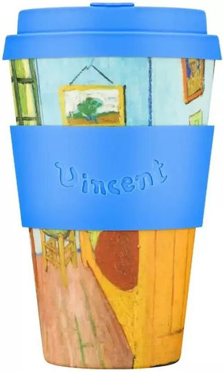 Ecoffee Cup Κούπα Πλαστική με Καπάκι 400ml