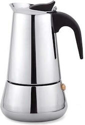 Maestro Μπρίκι Espresso 6cups Inox Μαύρο Maestro Μπρίκι Espresso 6cups Inox Μαύρο