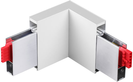 Steel Sp D20 Profilo Angolare Cieco Bianco Ideal Lux 370286
