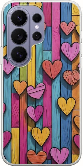Frogs Valentinstag Hölzernes Liebe Samsung Galaxy S26 Ultra 5G Flexible Tpu Transparente Silikon Handyhülle
