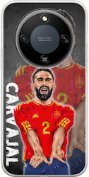 Euro 2024 Dani Carvajal Honor Magic8 Lite 5g Гъвкав TPU Прозрачен Силикон Euro 2024 Dani Carvajal Honor Magic8 Lite 5g Гъвкав TPU Прозрачен Силикон