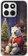 Xmas Animals Polar Bear Honor 400 Smart 5g Flexible TPU Transparent Silicone