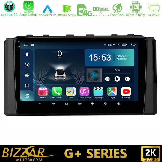 Bizzar Ηχοσύστημα Αυτοκινήτου για Subaru BRZ 2022 (Bluetooth/USB/WiFi/GPS/Apple-Carplay/Android-Auto) με Οθόνη Αφής 9"