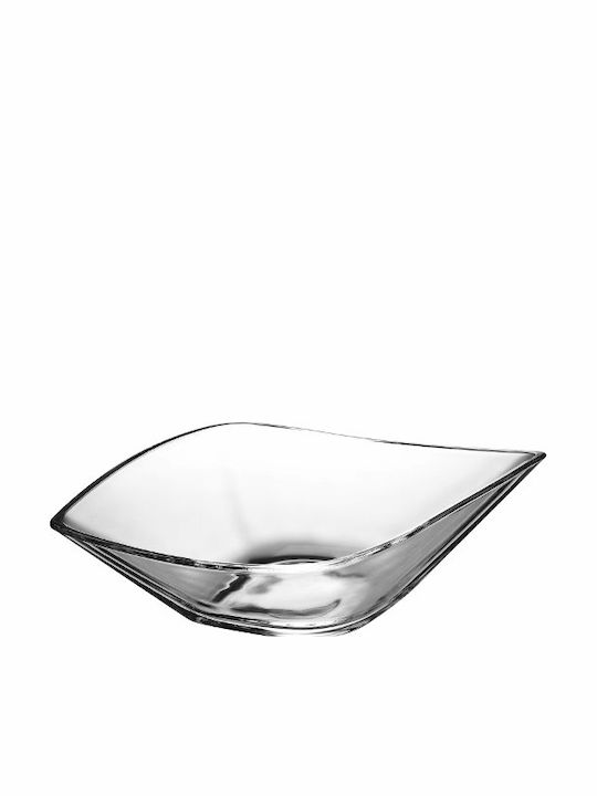 Vidivi Leaf Bol Decorativ Din Sticlă Alb 37.5x22x12.5cm