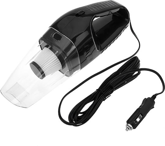 Avizar Compact 80w Corded Vacuum Cleaner Vehicle Interior Cleaning Dc12v Transparent Black