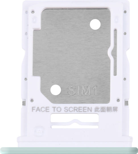 Clappio Sim Tray Kompatibel mit Redmi Note 14 5G Hybrid Nano Sim Micro SD Kartenhalter Grün