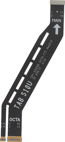 Cablu Flex Placă De Bază Clappio Samsung Galaxy Tab S10 Ultra Conector Principal Negru
