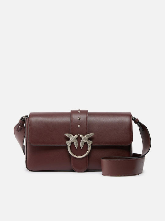 Pinko Classic Love Women's Shoulder Bag Burgundy