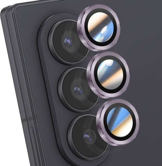 Enkay Camera Lens Protection Galaxy Z Fold 7 Triple Lens Purple