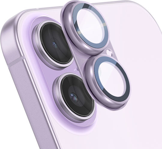 Protector Lentilă Cameră Avizar Iphone 17 Cadru Unibody Aluminiu Lavandă