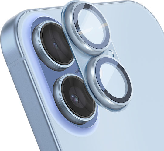 Avizar Camera Lens Protector Iphone 17 Aluminum Unibody Frame Blue
