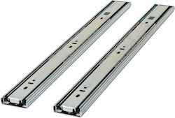 Set 2 Ball Bearing Slides Length 450mm Silver Z-tools Pk-l-h45-450-b