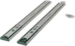 Set 2 Kugellager-Schienen Länge 450mm Silber Z-tools Pk-l-p2o-h45-450