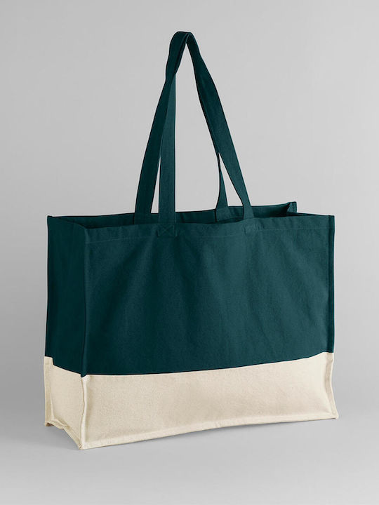 Earthaware Organic Contrast Shopper Westford Mill W858 Dark Marine Natural