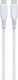Devia USB 2.0 Cable USB-C male - USB-C 60W PD Λευκό 1m DVCB-636C-W