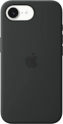 Apple Silicone Case with MagSafe Черен (iPhone 16e)