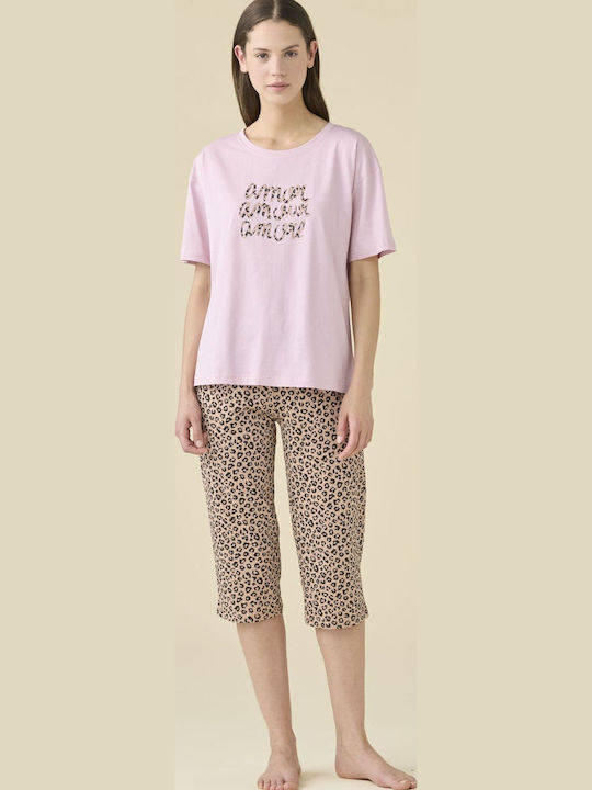 Noidinotte Summer Women's Pyjama Set Pink