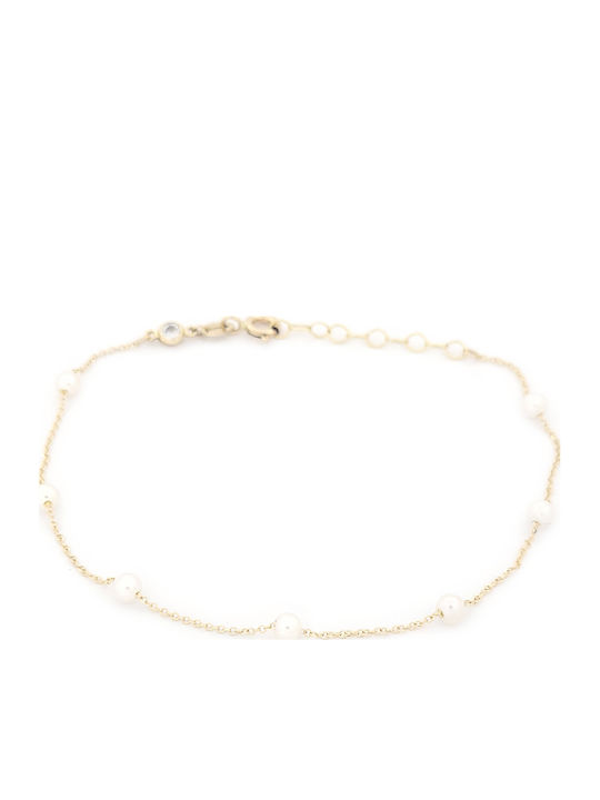 Women's Gold Chain Bracelet 14K 19.5cm