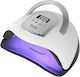 Avizar 20w Uv Led Manicure Lamp Nail Dryer Digital Display Timer White Black