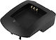 Avizar Charging Plate Sony Np-bn1 Casio Np-120 Camera Batteries Black