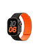 Watchband Hoco Wa39 Flex Series 38 40 41 42mm Silicon Strap Apple Watch Series 1 2 3 4 5 6 7 8 9 Se Se2 Μαύρο Πορτοκαλί