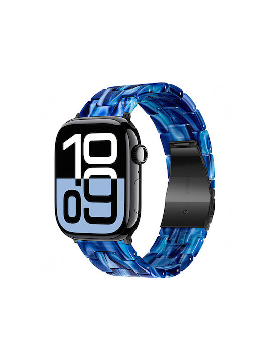 Watchband Hoco Wa36 Elegant Series 44 45 46 49mm Plastic Bracelet Apple Watch Series 1 2 3 4 5 6 7 8 9 SE Ultra1 Ultra2 Blue