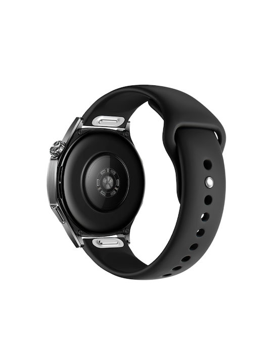 Watchband Hoco Wh22 Silicone Samsung Huawei Xiaomi Vivo Oppo Etc 20mm Universal Black