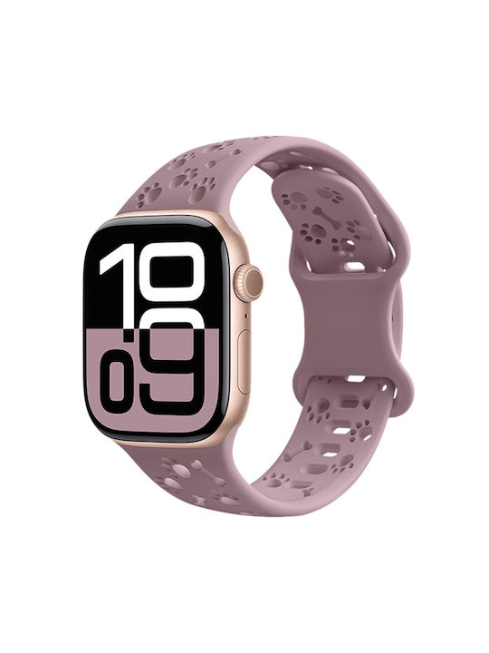 Watchband Hoco Wa38 Time Series 44 45 46 49mm Silicon Strap Apple Watch Series 1 2 3 4 5 6 7 8 9 Se Ultra1 Ultra2 Ροζ