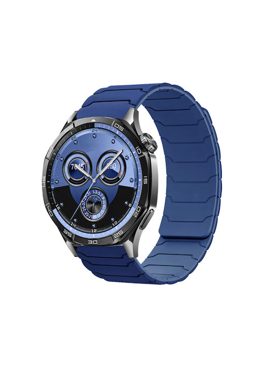 Watchband Hoco Wh21 Flexible Silicone Magnetic Samsung Huawei Xiaomi Vivo Oppo Etc 22mm Universal Blue