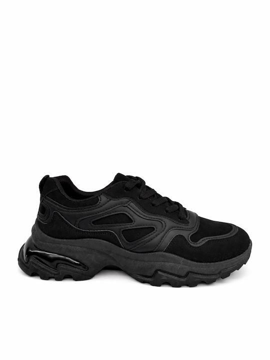 Plato Chunky Black Sneakers