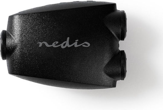 Nedis Adaptor Audio Optic Digital Toslink Femelă La 2 Femelă Negru