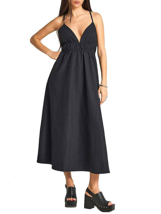 Summer Midi Dress Black