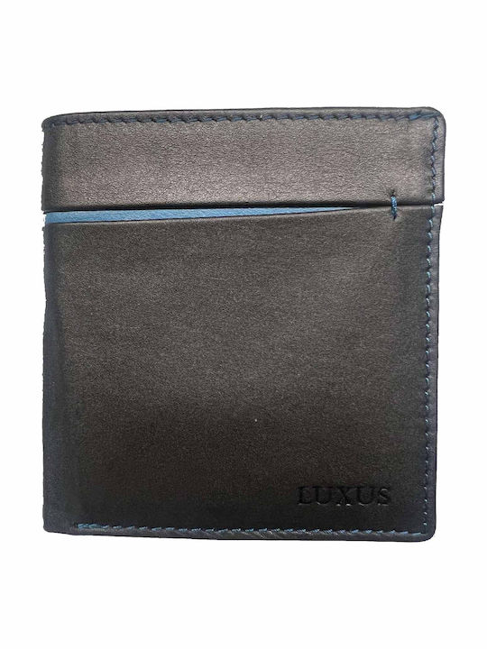 Leder Herrenbrieftasche mit RFID Schwarz