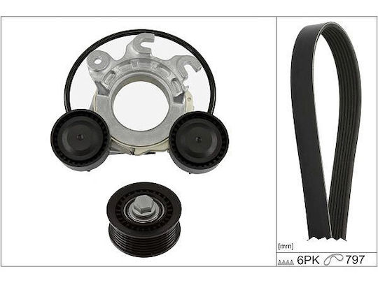 Întinzător și Curea Alternator Astra-l 1.6t Hybrid