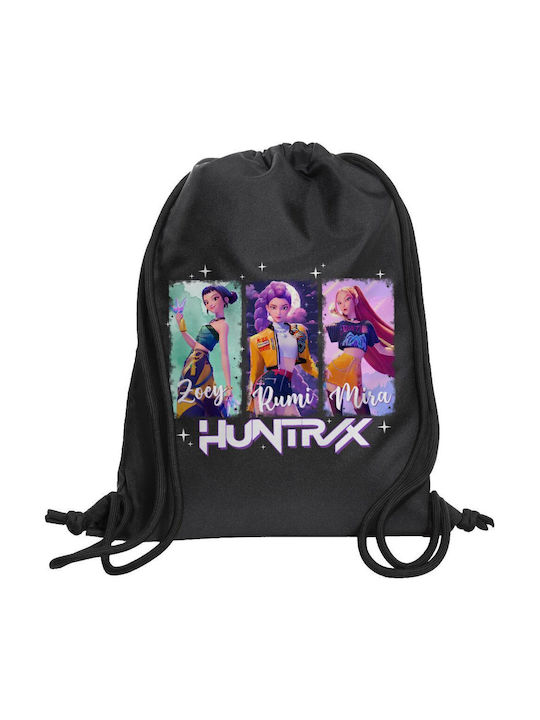 Koupakoupa K-pop Kids Bag Pouch Bag Black 48x40cm