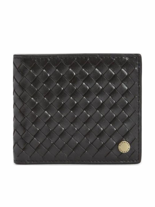 Barbour Deri Herrenbrieftasche Schwarz