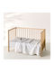 Kentia Cot White Blanket 100x140cm