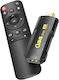 Avizar Android 4K Ultra HD HDMI Smart TV Stick Fernbedienung Streaming Wi-Fi Fernseher Schwarz
