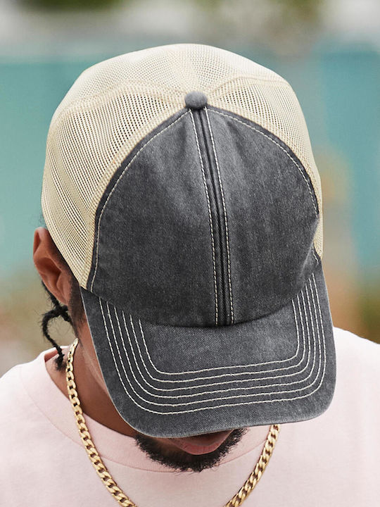 6 Panel Vintage Trucker Beechfield B672 Vintage...