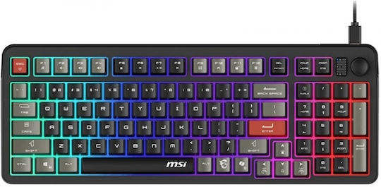 MSI Forge GK110 Gaming Keyboard with RGB Lighting (English US)