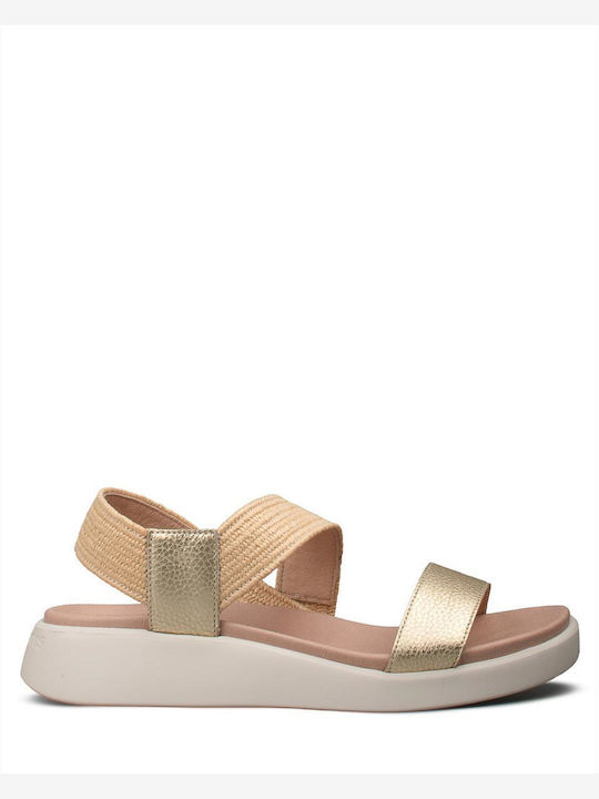 Wonders Women's Gold Summer Platforms