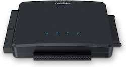 Nedis Usb 3.2 Gen1 Festplatten-Zubehör 2.5'' 3.5'' Ide Sata Festplatten Schwarz