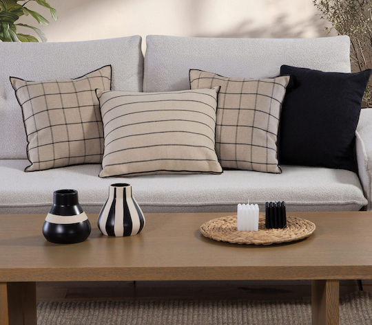 Nef-Nef Homeware Sofa Cushion Unite Black 40x40cm